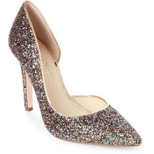 Jessica Simpson Claudette Glitter Pumps